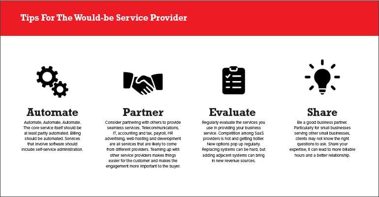 Tips for the Would-be Service Provider