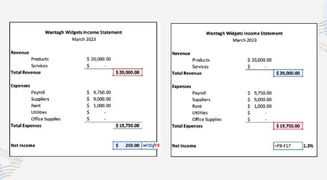 info excel accounting