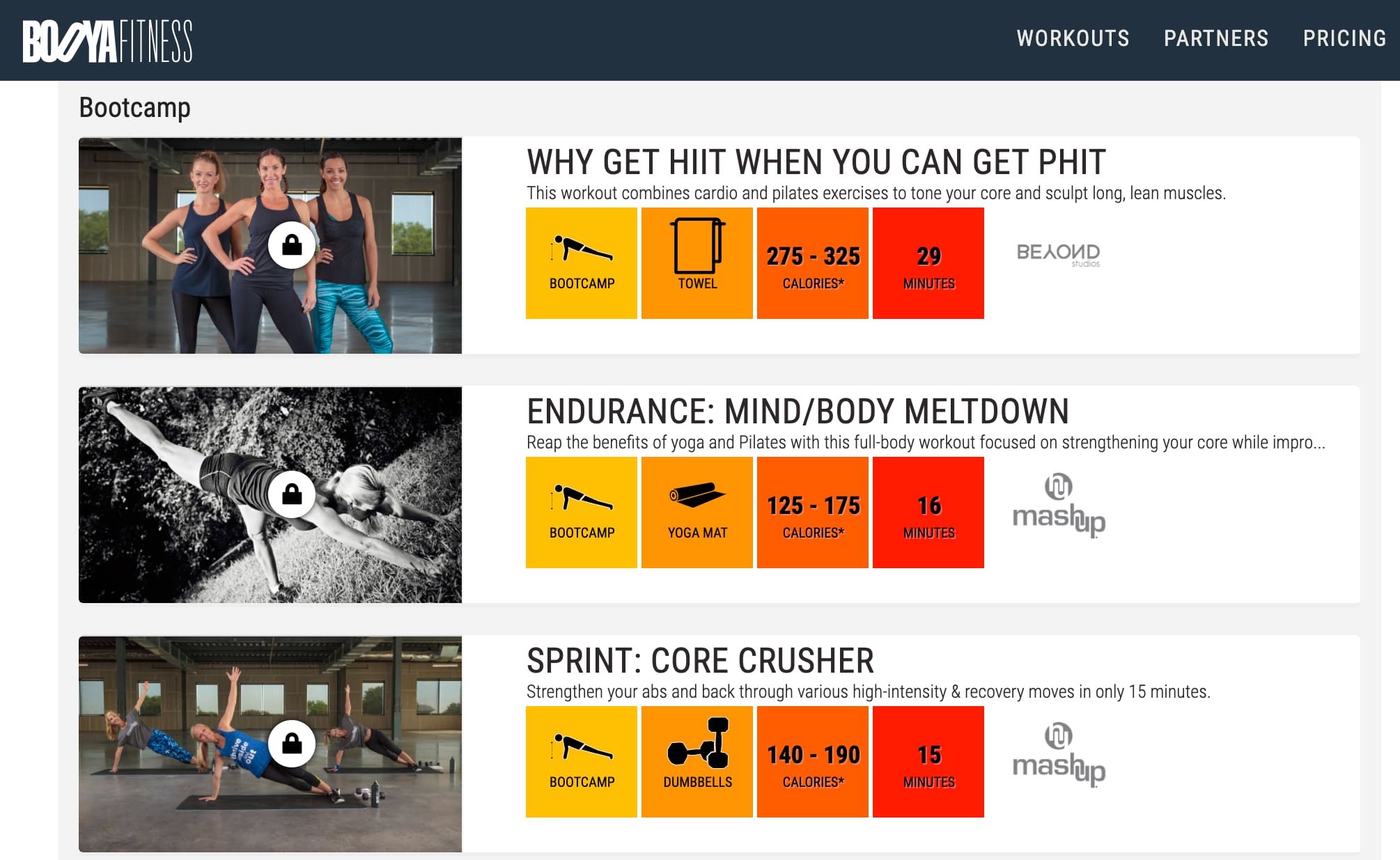booyafitness screenshot