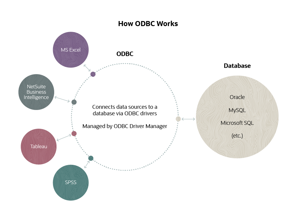 infographic how odbc works
