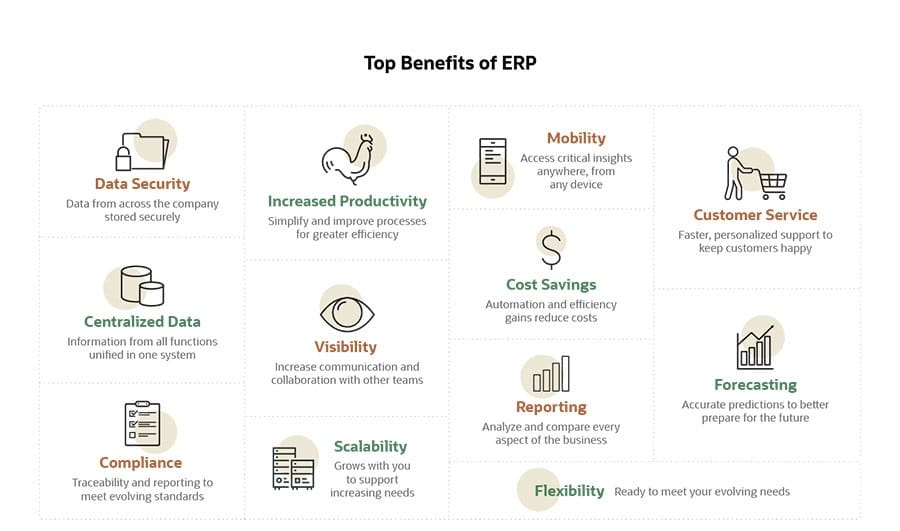 infographic erp benefits