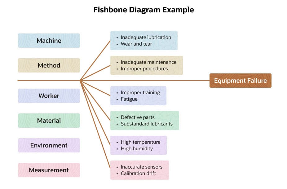 infographic fishbone diagram