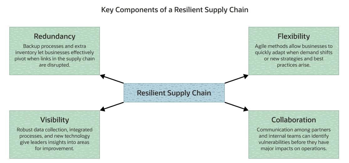 supply chain resilience infographic