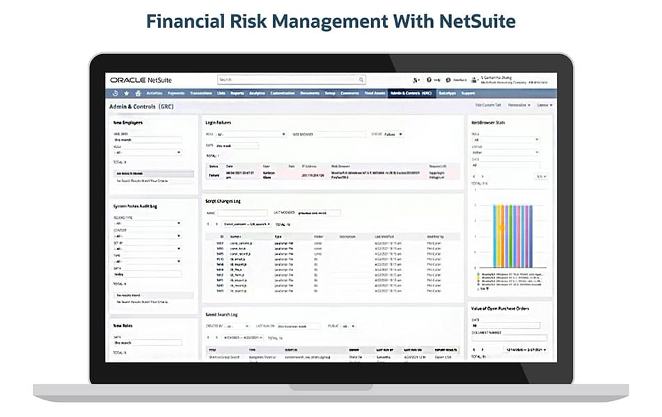 financial risk management with netsuite