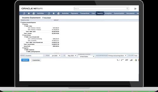 generating financial statements with netsuite
