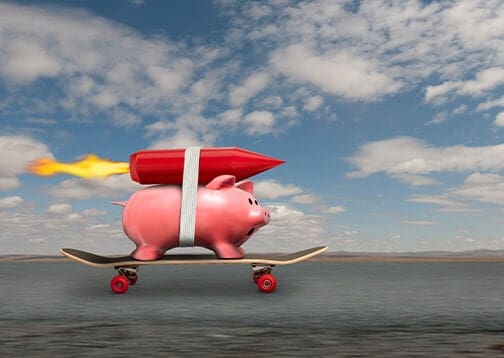 Piggy rocket