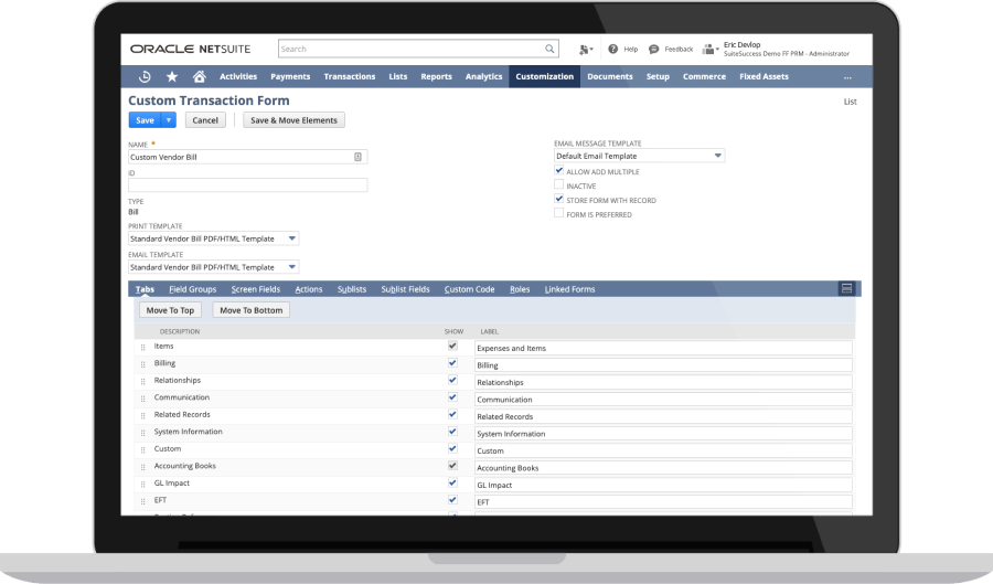 Flexible, Personalized User Interface