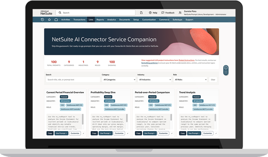 Prompt Library and MCP-Ready Roles