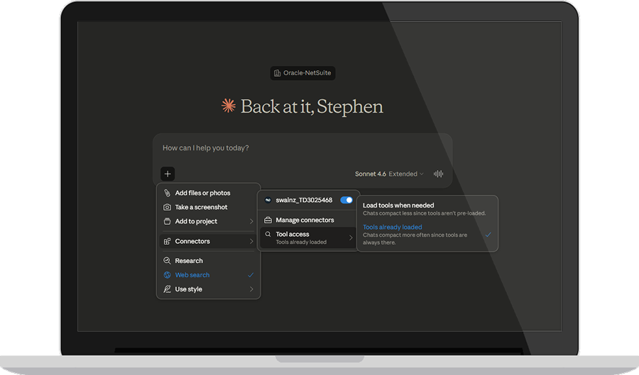 NetSuite MCP Standard Tools SuiteApp