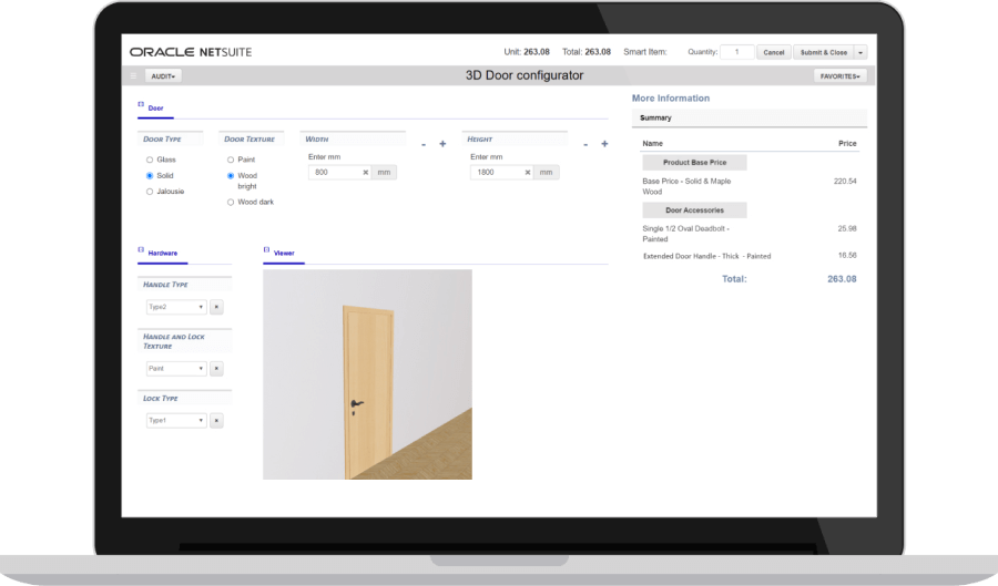3D Visualization dashboard