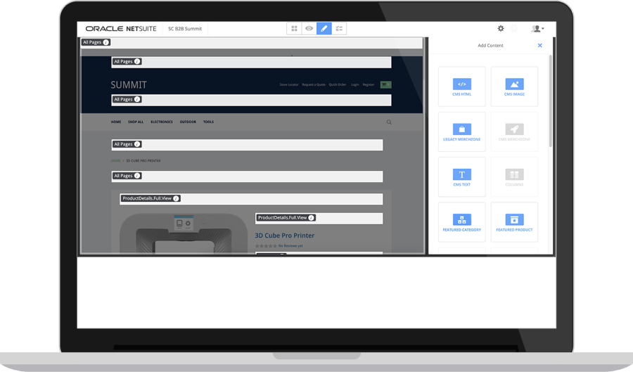 Site management page