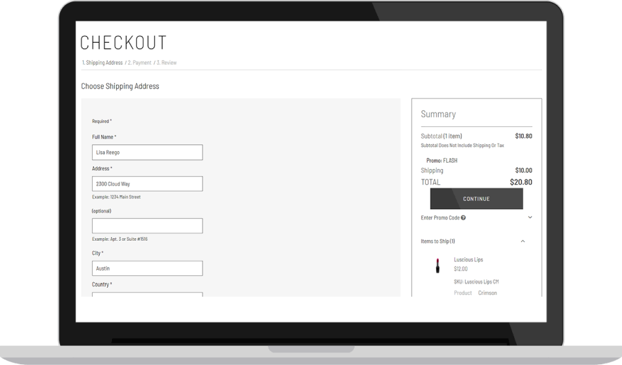 Cart and Checkout