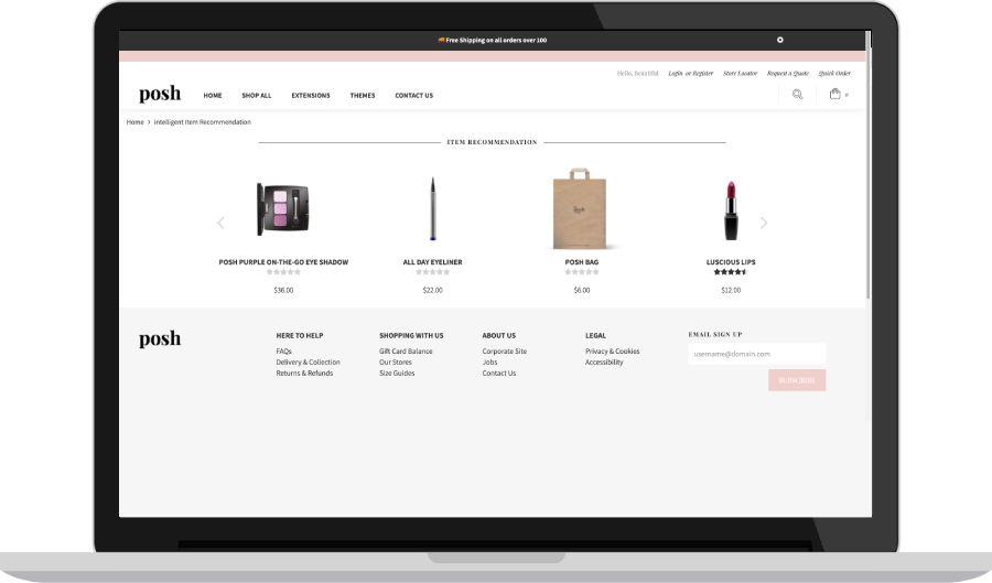 intelligent item recommendations