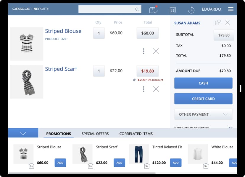 NetSuite SuiteCommerce InStore Thumbnail