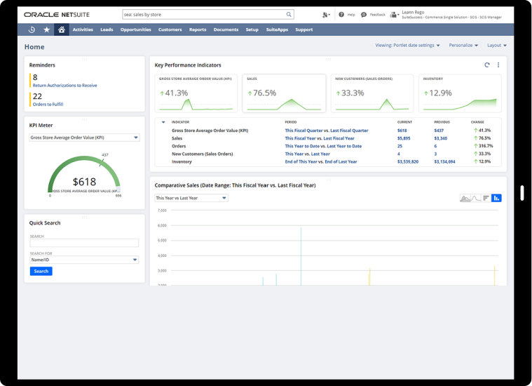 Real-Time Sales Reporting