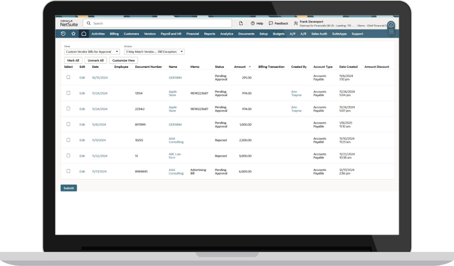 NetSuite Invoice Capture Software | NetSuite