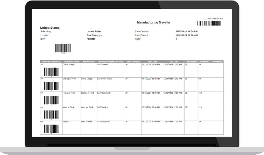 barcoding screenshot