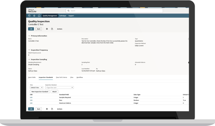 NetSuite Quality Management Software (QMS) | NetSuite