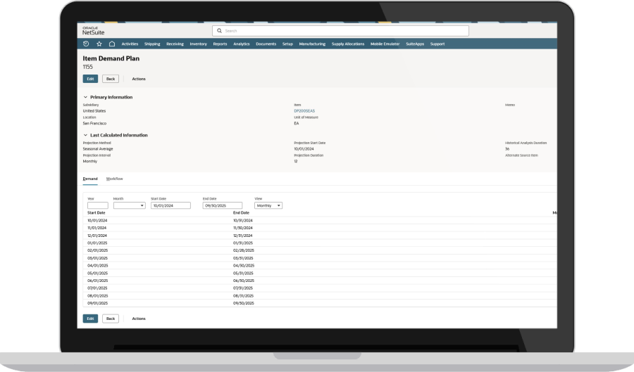 Demand Planning