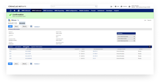 optimize order fulfillment snapshot