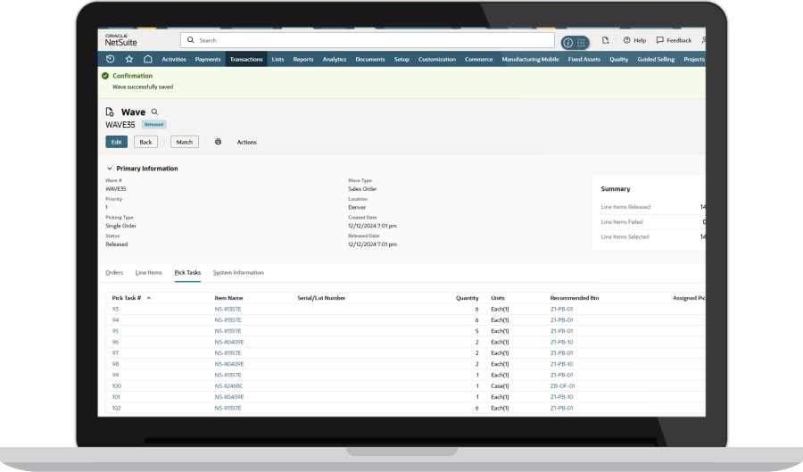 wave release screenshot