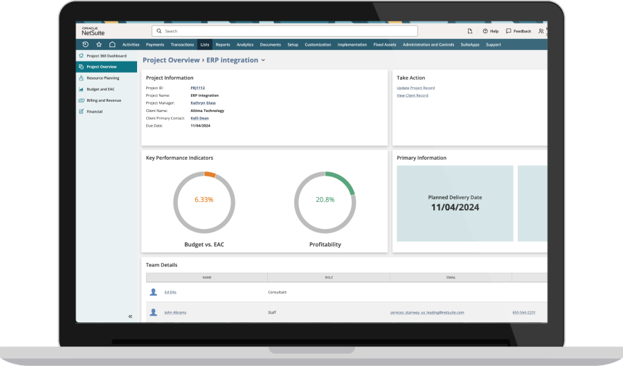 Netsuite Solar Project Management Examples NetSuite Project Management | NetSuite