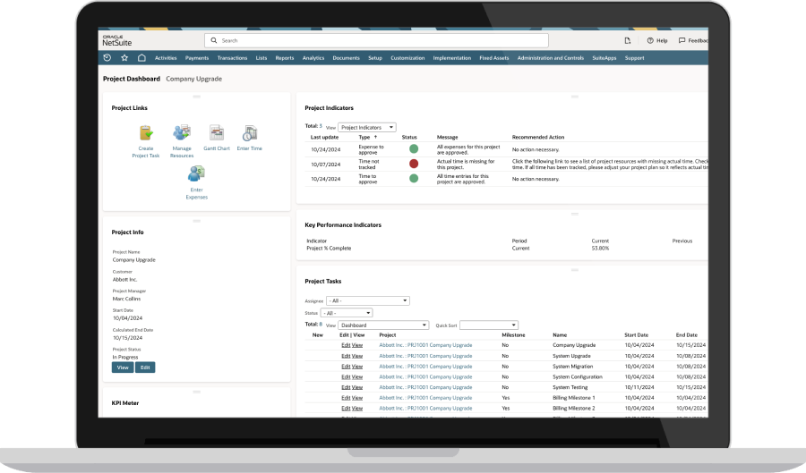 Netsuite Solar Project Management Examples NetSuite Project Management | NetSuite