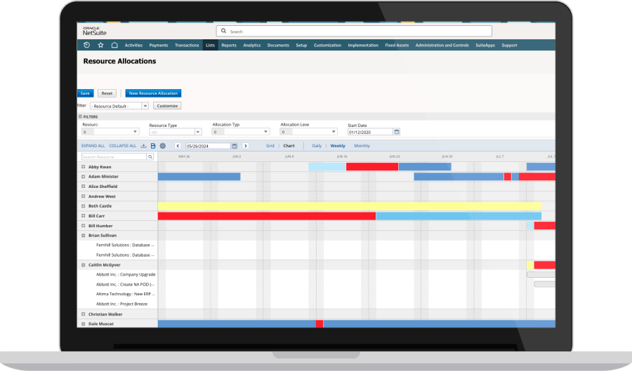 NetSuite Resource Management Software | NetSuite