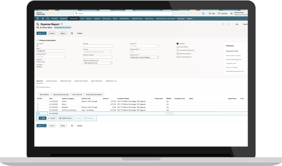 NetSuite Timesheet Management & Time Tracking Software | NetSuite
