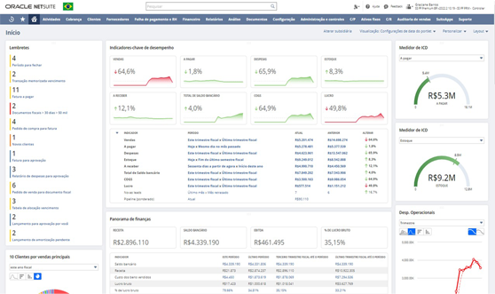 NetSuite SuiteSuccess Dashboard