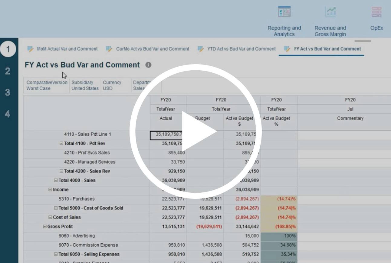 NetSuite SuiteSuccess Planning & Budgeting: Standard Edition