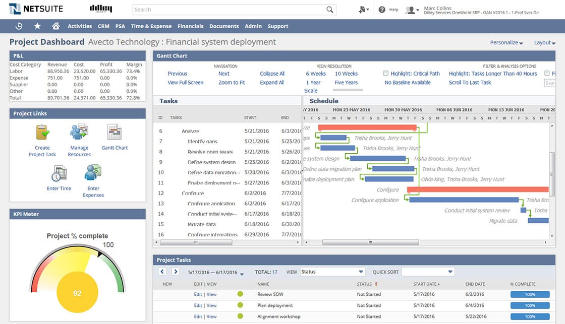 Netsuite Org Chart