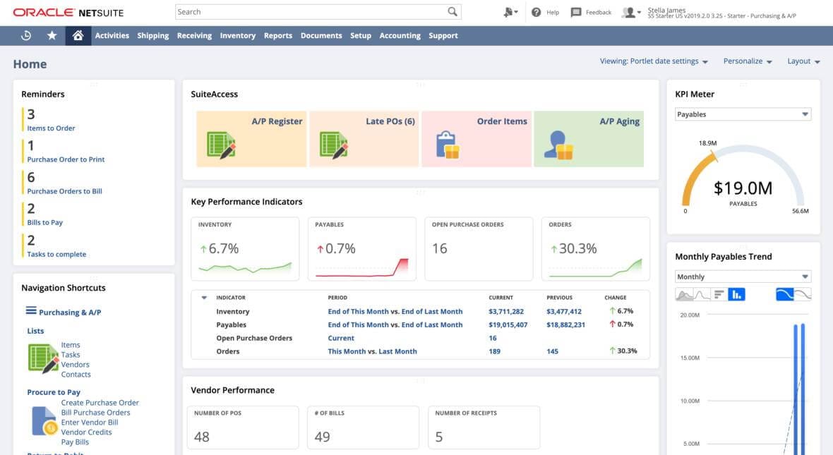 infographic purchasing and ap dashboard