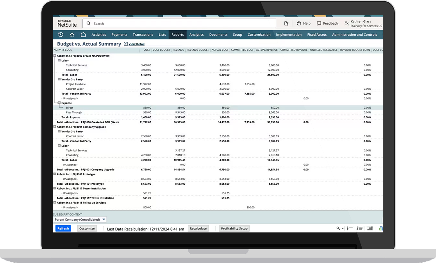 Advanced project accounting Thumbnail