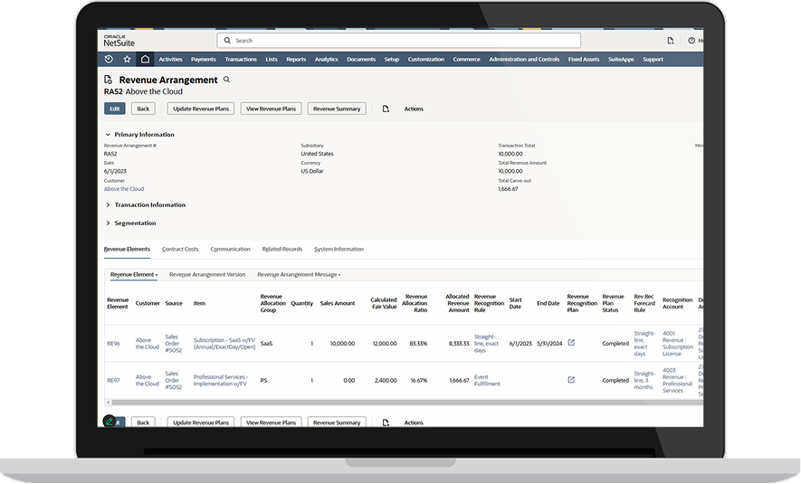Advanced revenue recognition Thumbnail