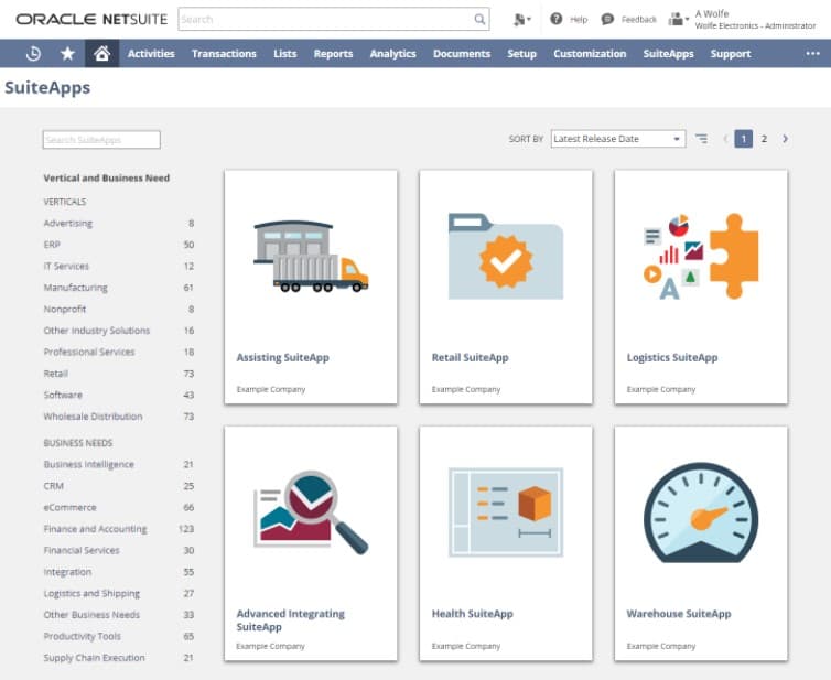 SuiteApp Marketplace