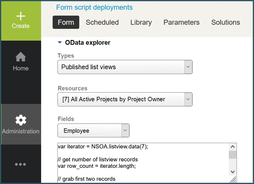 OpenAir BI Connector OData Explorer