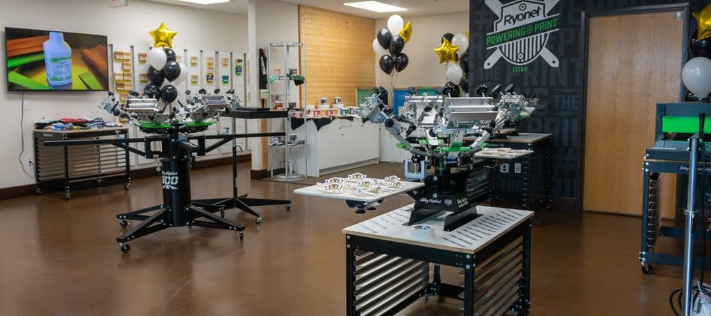 ryonet screen printing equipment