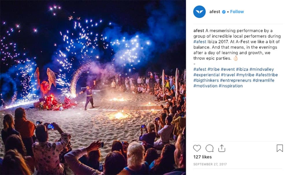 ocal entertainment and Burning Man-style parties