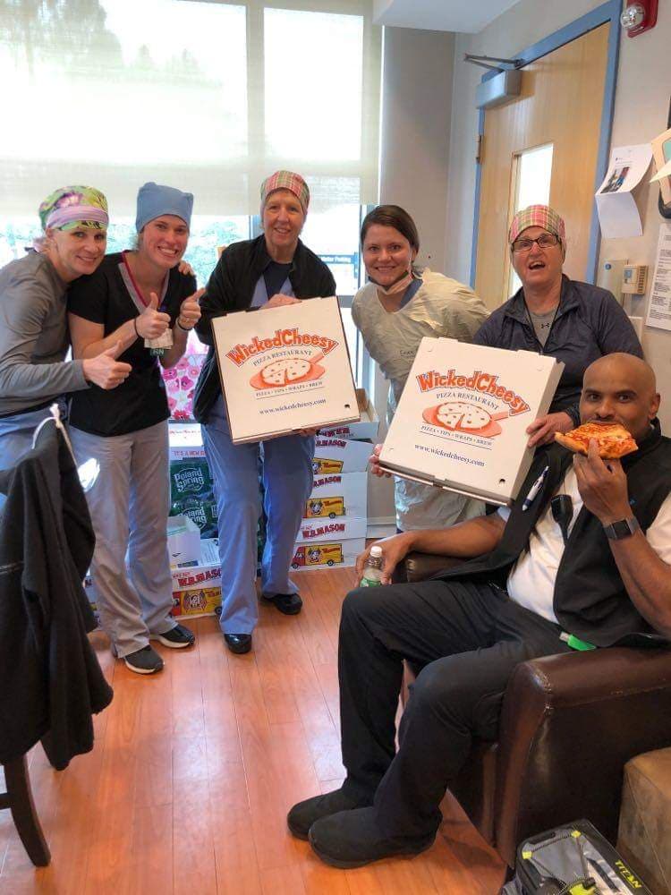 Pizzas and nurses